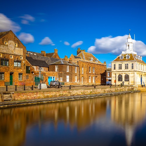 An image of the river in Kings Lynn.