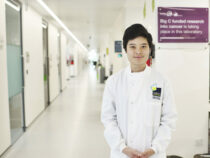 Postgraduate Research Nancy Teng standing in a laboratory