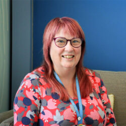 A close up of Jenny - Cancer Information Clinical Nurse Specialist