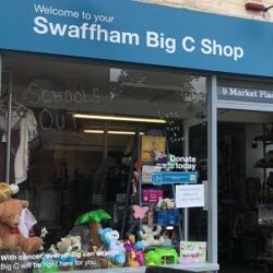 Big C charity shop in Swaffham